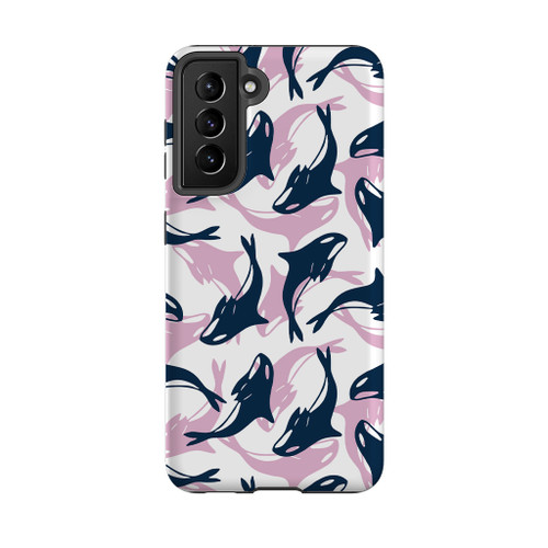 Dolphin Pattern Samsung Tough Case By Artists Collection