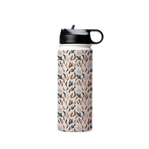 Creative Floral Collage Pattern Water Bottle By Artists Collection