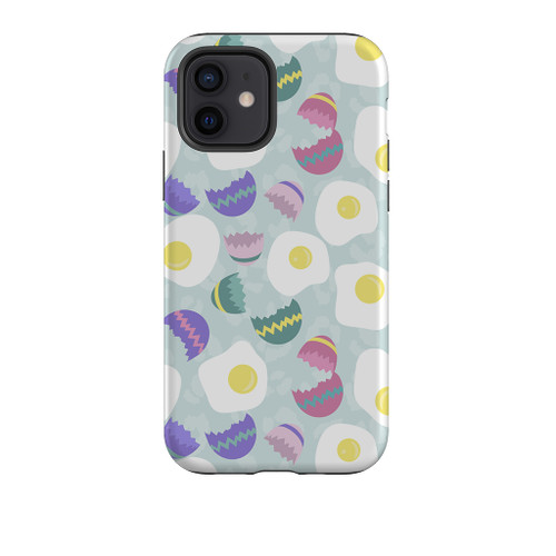 Cracked Eggs Pattern iPhone Tough Case By Artists Collection