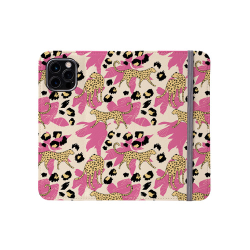 Contemporary Leopard Pattern iPhone Folio Case By Artists Collection