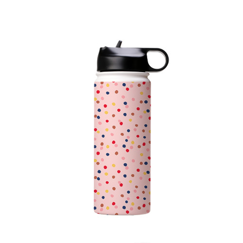 Confetti Pattern Water Bottle By Artists Collection