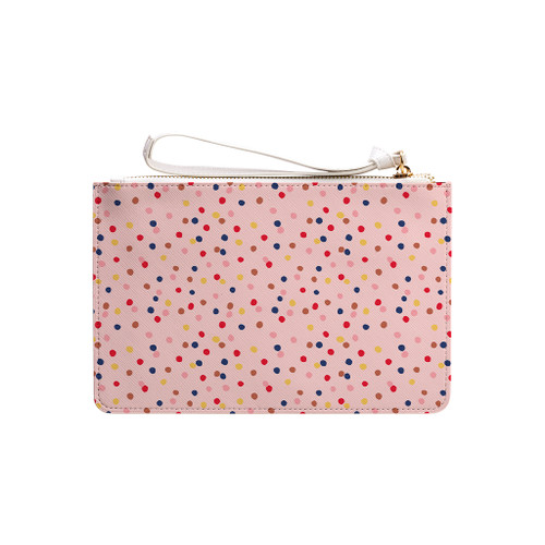 Confetti Pattern Clutch Bag By Artists Collection