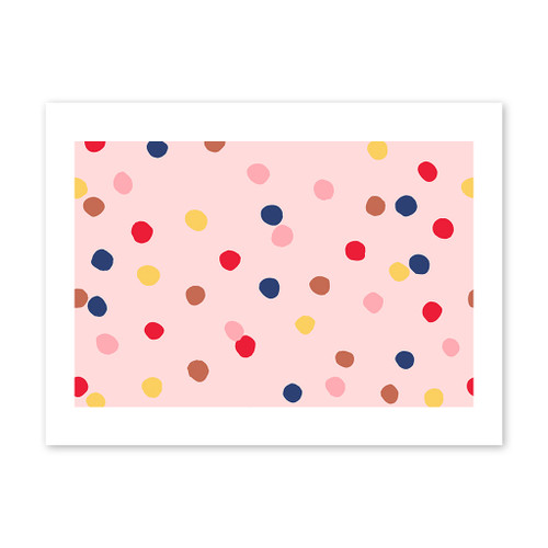 Confetti Pattern Art Print By Artists Collection