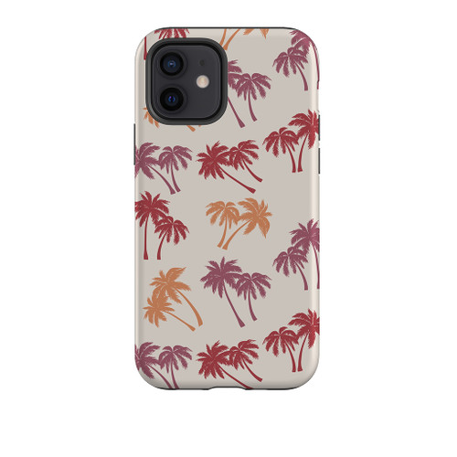 Colorful Palm Trees Pattern iPhone Tough Case By Artists Collection