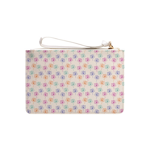 Colorful Dandelion Pattern Clutch Bag By Artists Collection