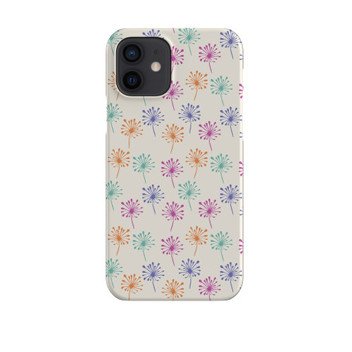 Colorful Dandelion Pattern iPhone Snap Case By Artists Collection
