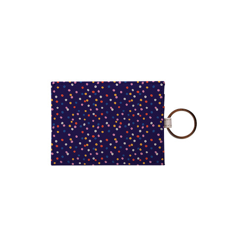 Colorful Confetti Pattern Card Holder By Artists Collection