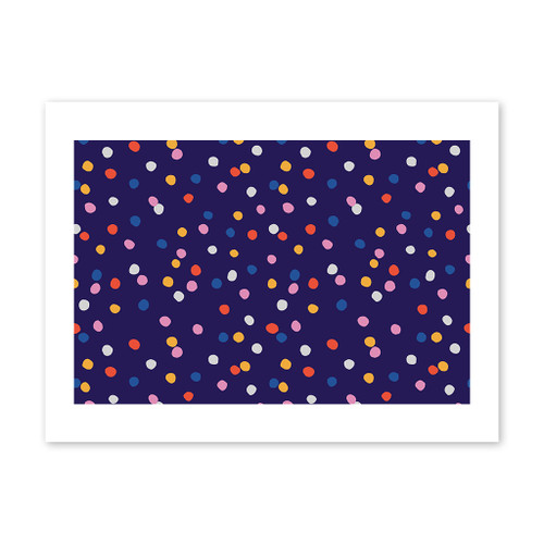 Colorful Confetti Pattern Art Print By Artists Collection