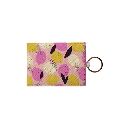 Pink Citrus Pattern Card Holder By Artists Collection