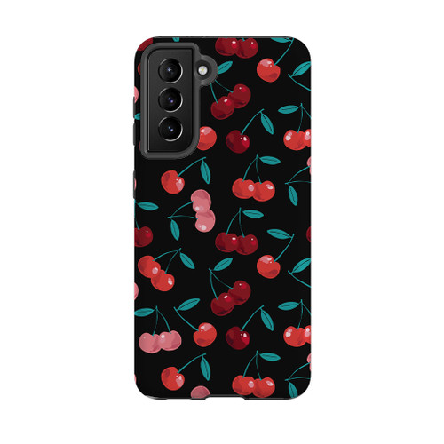 Cherry Pattern Samsung Tough Case By Artists Collection