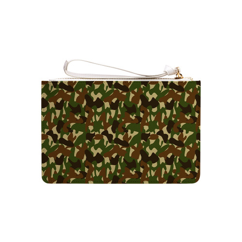 Camouflage Pattern Clutch Bag By Artists Collection