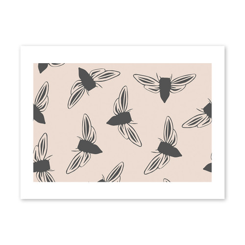 Bugs Pattern Art Print By Artists Collection