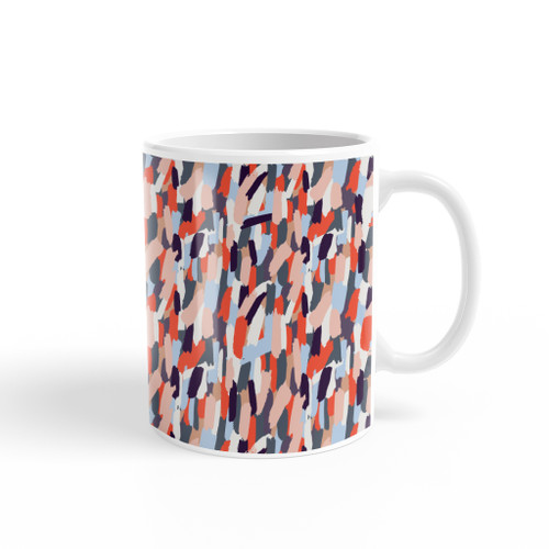 Brush Pattern Coffee Mug By Artists Collection