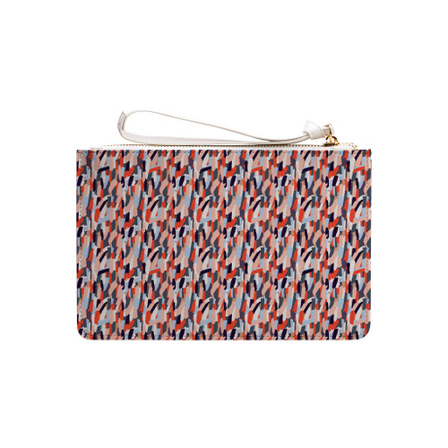 Brush Pattern Clutch Bag By Artists Collection