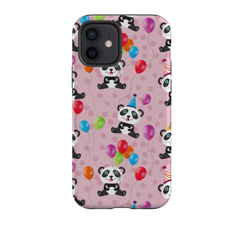 Birthday Panda Pattern iPhone Tough Case By Artists Collection