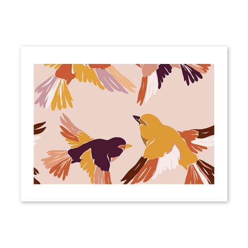 Birds Pattern Art Print By Artists Collection
