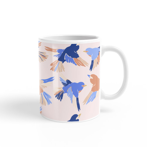 Bird Pattern Coffee Mug By Artists Collection