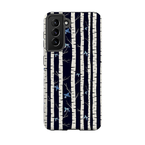 Birch Forest Pattern Samsung Tough Case By Artists Collection