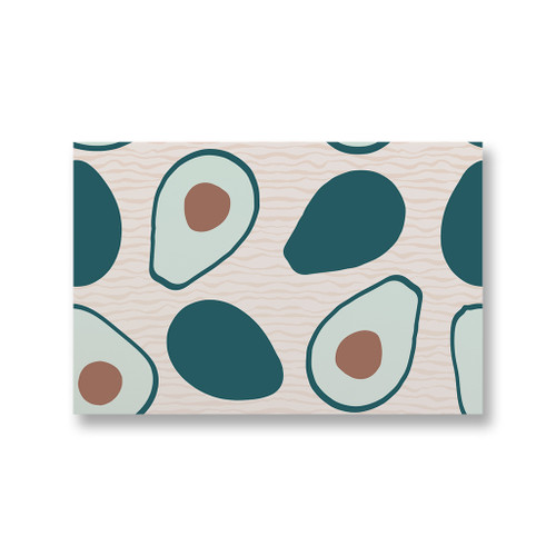 Avocado Pattern Canvas Print By Artists Collection