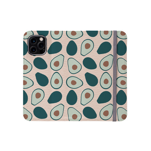 Avocado Pattern iPhone Folio Case By Artists Collection