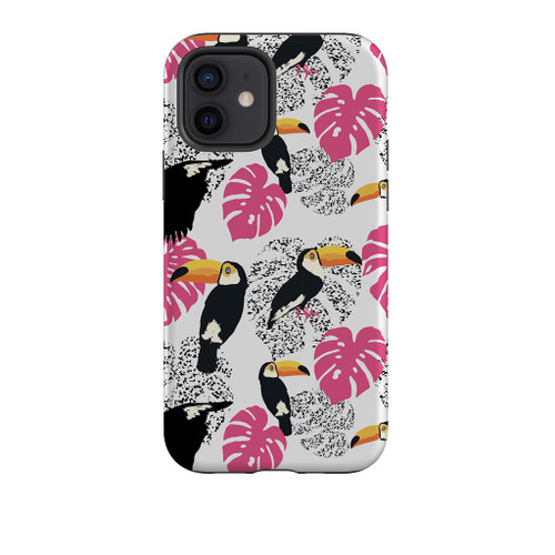 Abstract Toucan Pattern iPhone Tough Case By Artists Collection