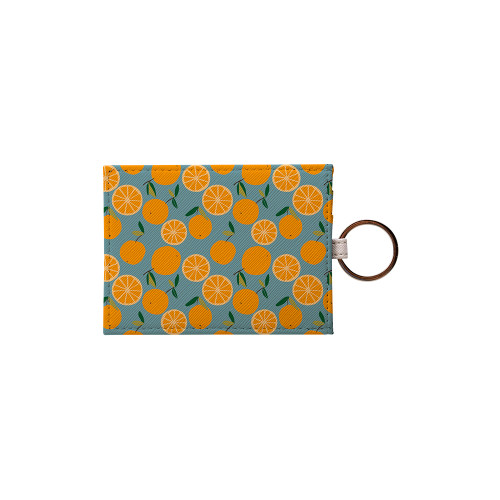 Abstract Small Oranges Pattern Card Holder By Artists Collection