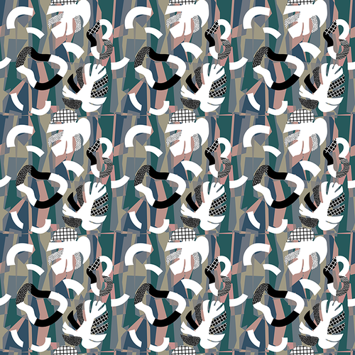Abstract Inverse Leaves Pattern Design By Artists Collection
