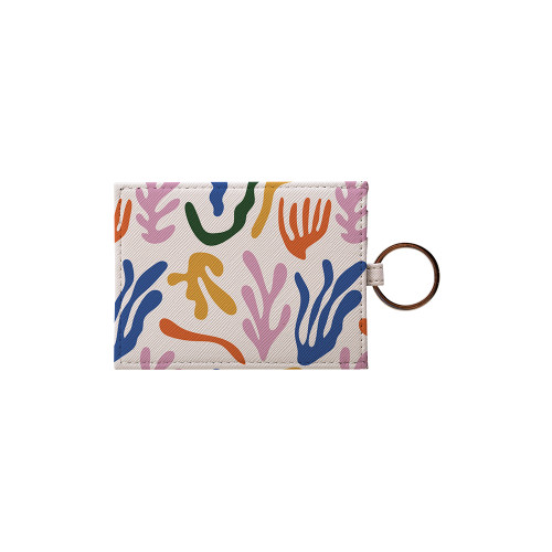 Abstract Plants And Leaves Pattern Card Holder By Artists Collection