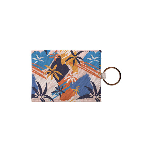 Abstract Palm Pattern Card Holder By Artists Collection