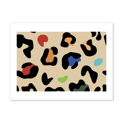 Abstract Leopard Skin Pattern Art Print By Artists Collection
