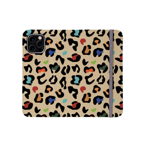 Abstract Leopard Skin Pattern iPhone Folio Case By Artists Collection