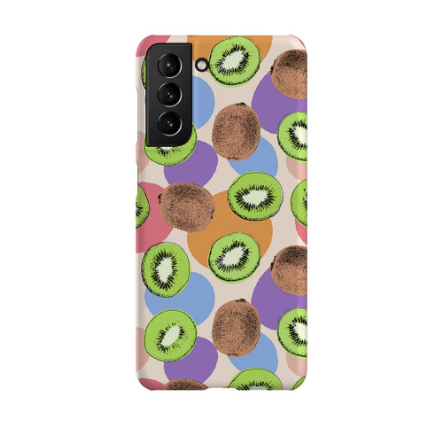 Abstract Kiwi Pattern Samsung Snap Case By Artists Collection