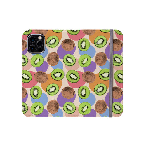 Abstract Kiwi Pattern iPhone Folio Case By Artists Collection