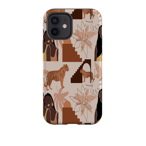 Abstract Jungle Pattern iPhone Tough Case By Artists Collection