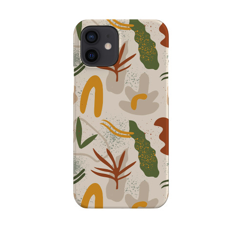 Abstract Leaves And Trees Pattern iPhone Snap Case By Artists Collection