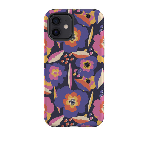 Abstract Flowers Background iPhone Tough Case By Artists Collection