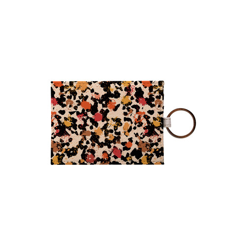 Abstract Paint Splashes Pattern Card Holder By Artists Collection