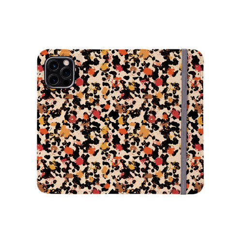 Abstract Paint Splashes Pattern iPhone Folio Case By Artists Collection