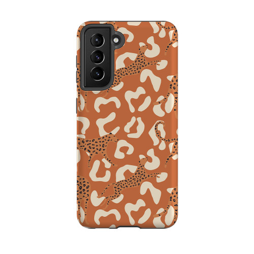 Abstract Cheetah Pattern Samsung Tough Case By Artists Collection