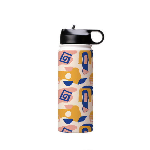 Abstract Boho Pattern Water Bottle By Artists Collection