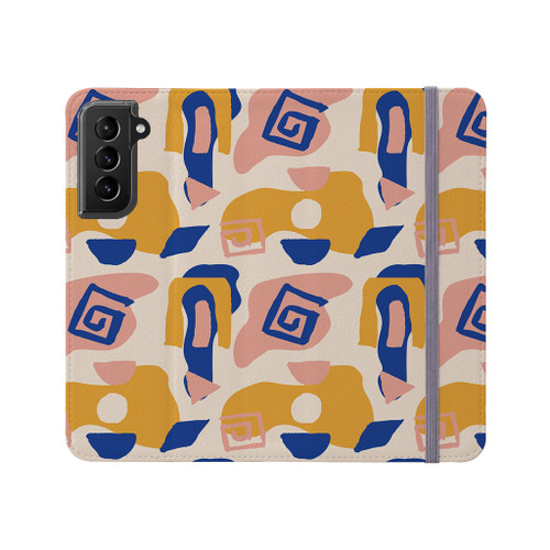 Abstract Boho Pattern Samsung Folio Case By Artists Collection