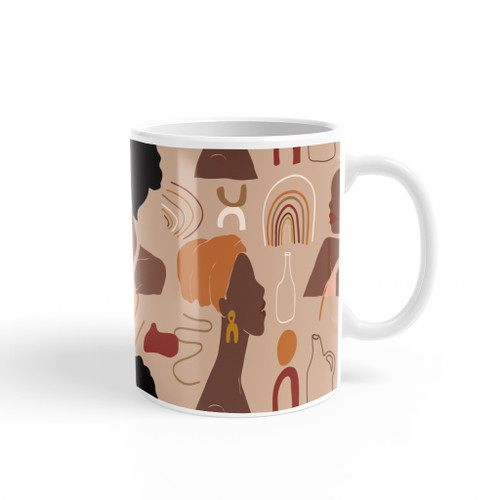 Abstract African Pattern Coffee Mug By Artists Collection