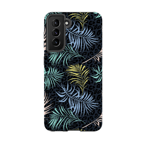 Abstract Palm Leaves Pattern Samsung Tough Case By Artists Collection