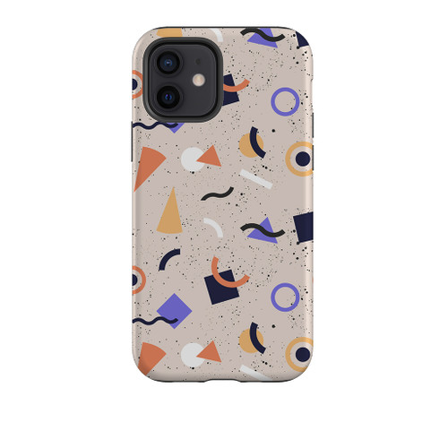 80s 90s Pattern iPhone Tough Case By Artists Collection