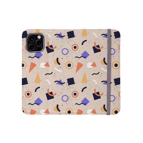 80s 90s Pattern iPhone Folio Case By Artists Collection