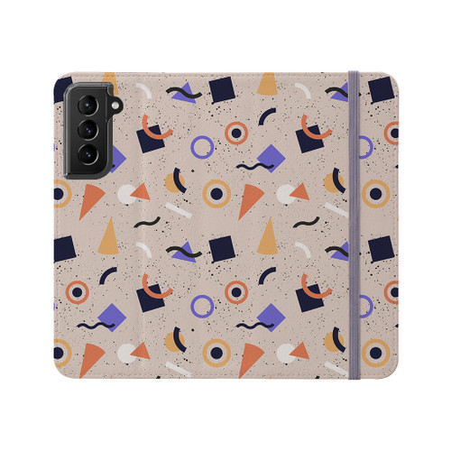 80s 90s Pattern Samsung Folio Case By Artists Collection