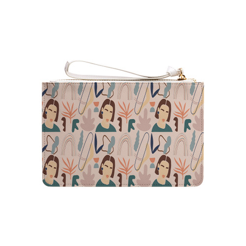 Modern Abstract Background Clutch Bag By Artists Collection