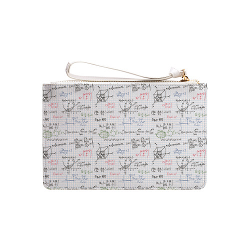 Math Pattern Clutch Bag By Artists Collection