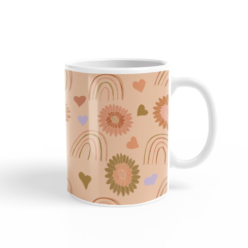 Love Rainbows Pattern Coffee Mug By Artists Collection