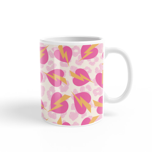Love Hearts Pattern Coffee Mug By Artists Collection
